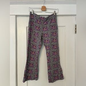 Nooworks kick flare pant in haze print size medium
